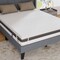 Costway 3" Gel-Infused Memory Foam Mattress Topper with Removable & Washable Cover Twin/Full/Queen/King